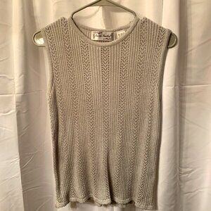 Sarah Bentley Shell Silver Sweater (SZ S)